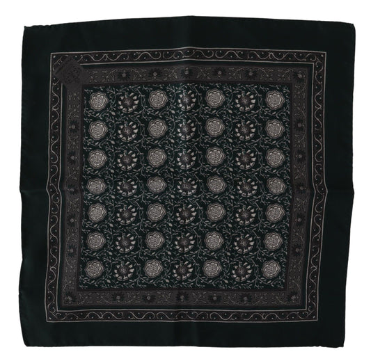 Dolce & Gabbana Exquisite Silk Pocket Square Handkerchief - KALAJ