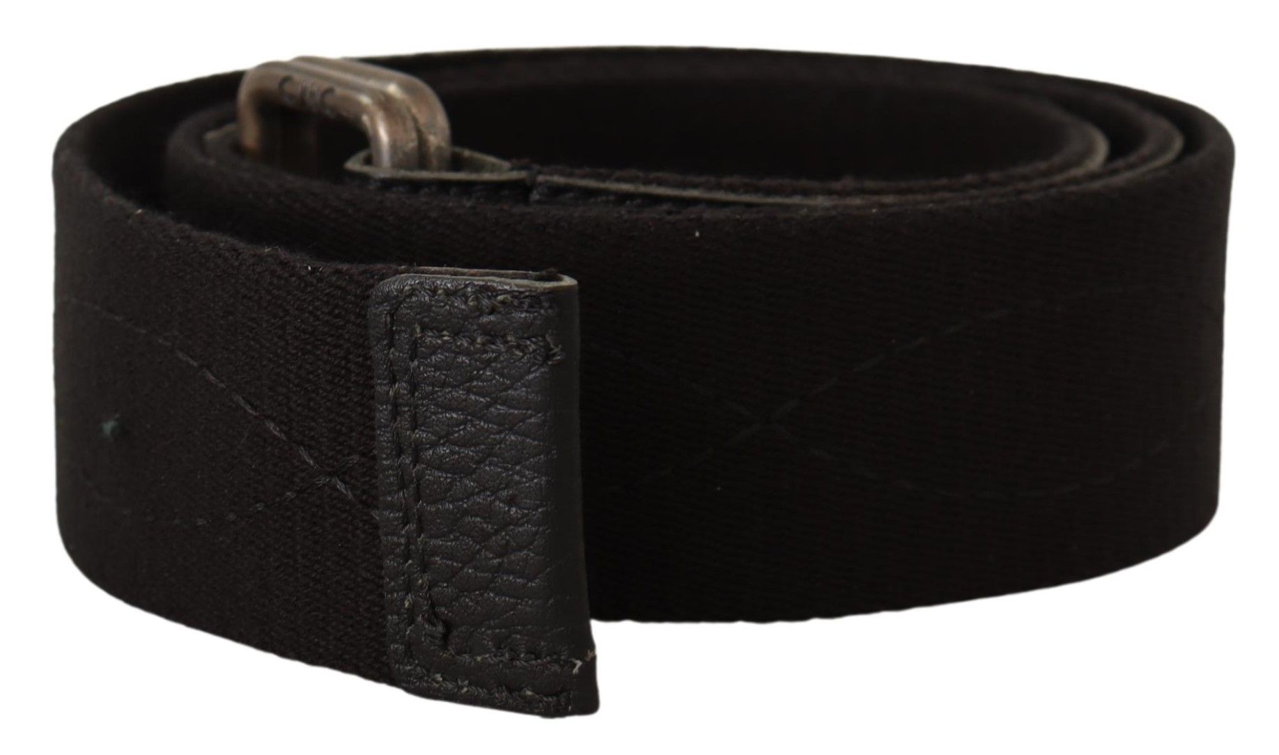 Costume National Elegant Cotton-Leather Blend Fashion Belt - KALAJ