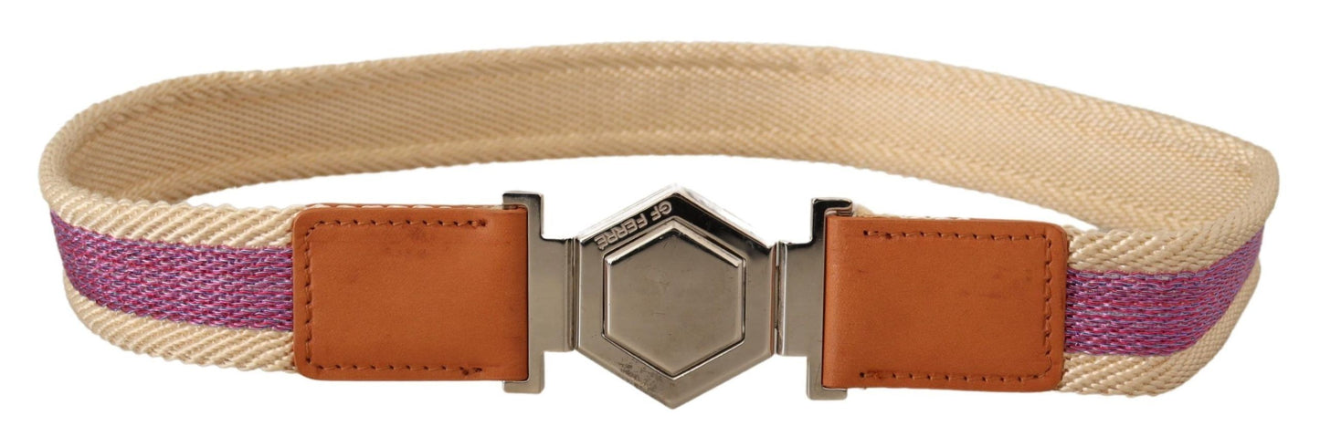 GF Ferre Elegant Multicolor Leather Fashion Belt - KALAJ