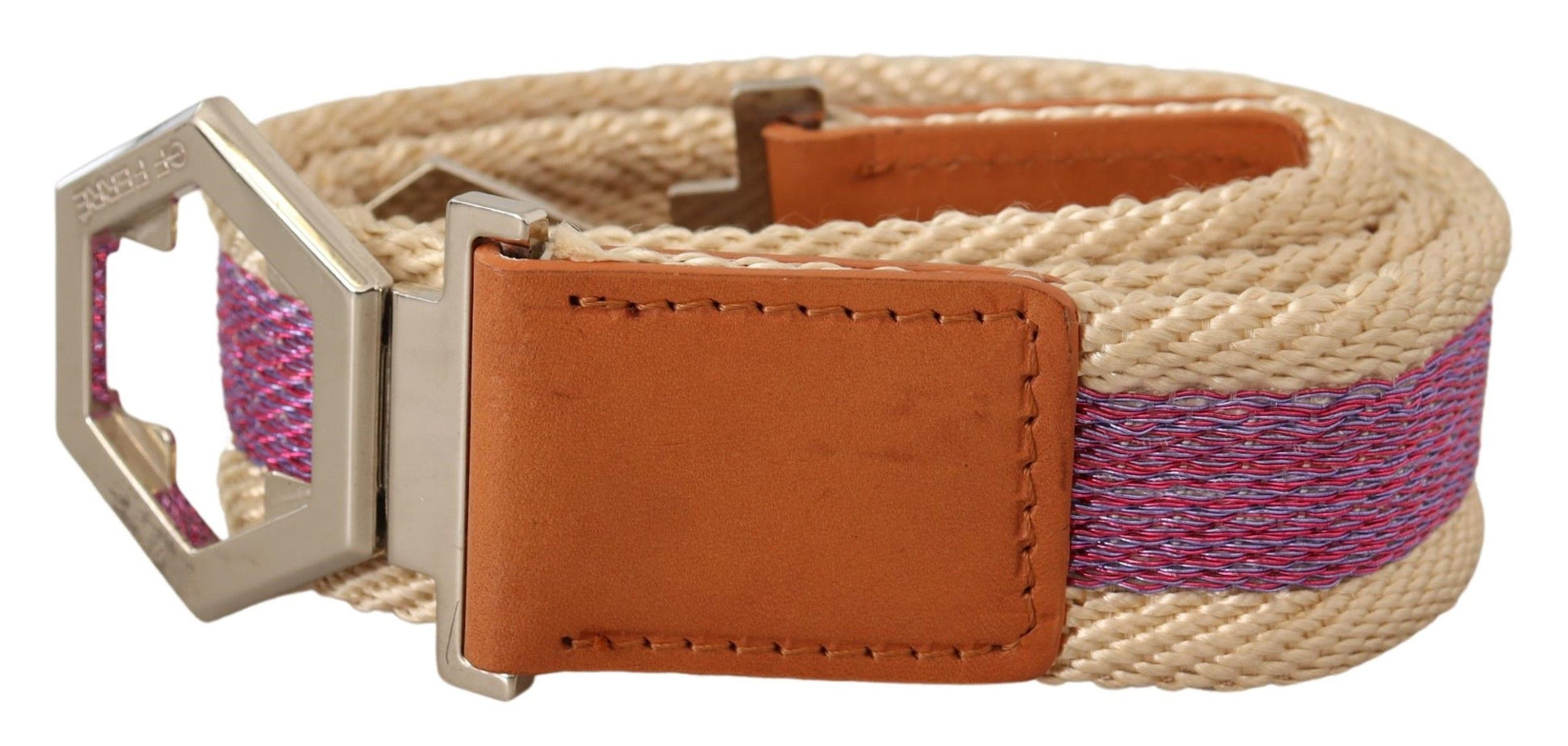 GF Ferre Elegant Multicolor Leather Fashion Belt - KALAJ