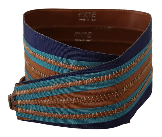 Exte Elegant Multicolor Leather Waist Belt - KALAJ