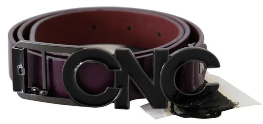 Costume National Elegant Leather Fashion Belt in Rich Brown - KALAJ