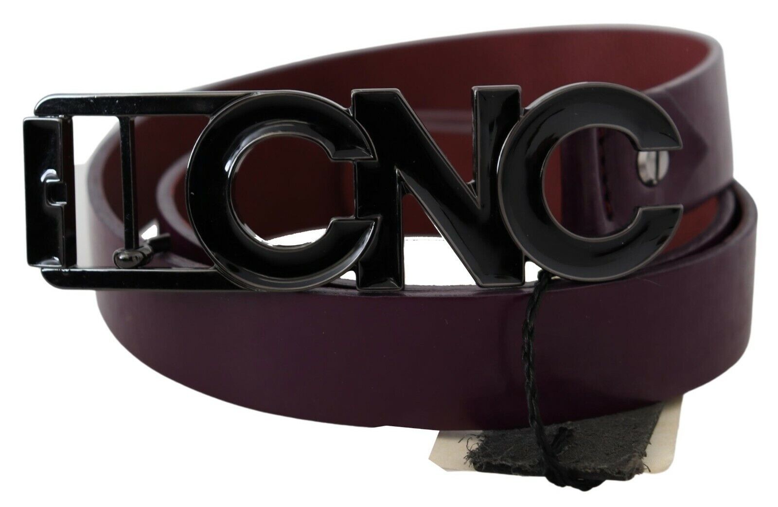 Costume National Elegant Leather Fashion Belt in Rich Brown - KALAJ