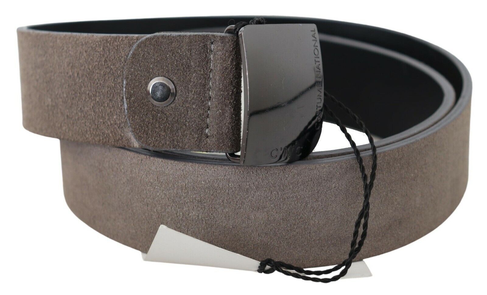 Costume National Classic Brown Leather Adjustable Belt - KALAJ