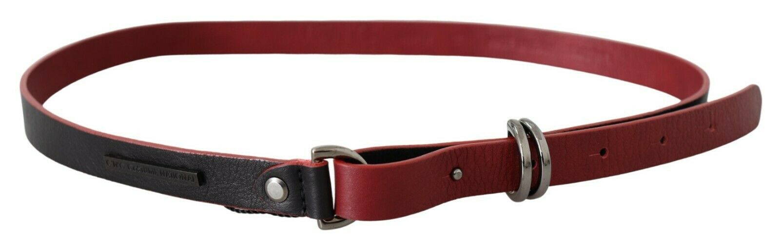 Costume National Elegant Dual-Tone Leather Belt - KALAJ