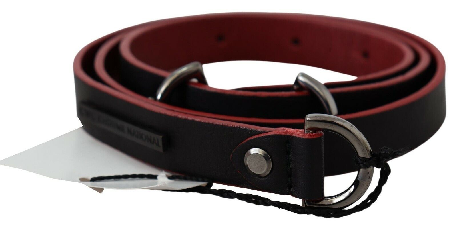 Costume National Elegant Dual-Tone Leather Belt - KALAJ