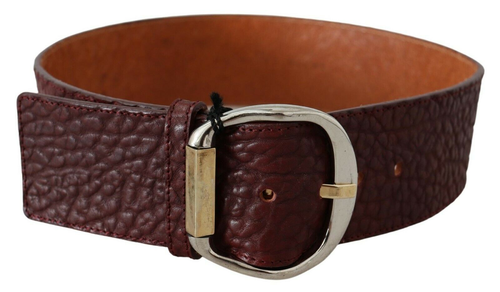 GF Ferre Elegant Brown Leather Fashion Belt - KALAJ