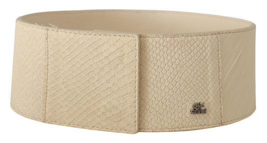 GF Ferre Elegant Off-White Fashion Belt - KALAJ