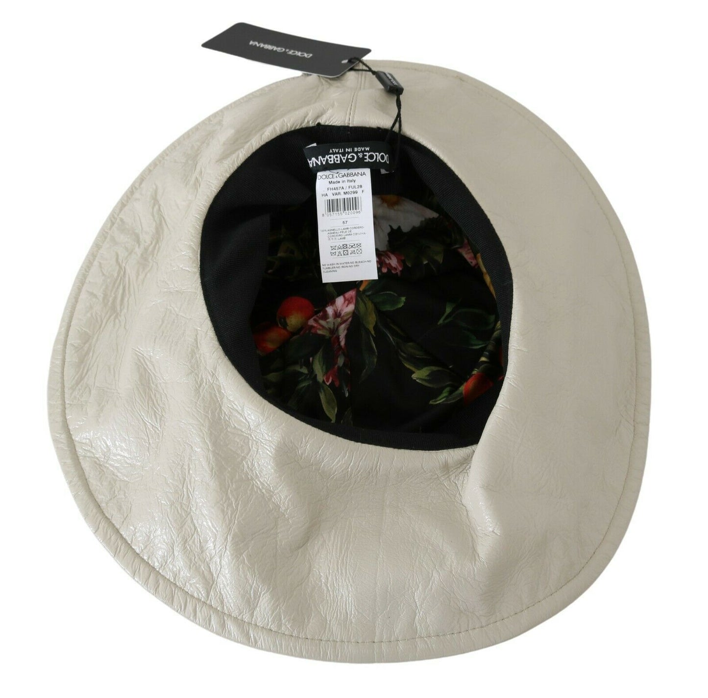 Dolce & Gabbana Elegant Beige Panama Cap - Timeless Fashion Accessory - KALAJ