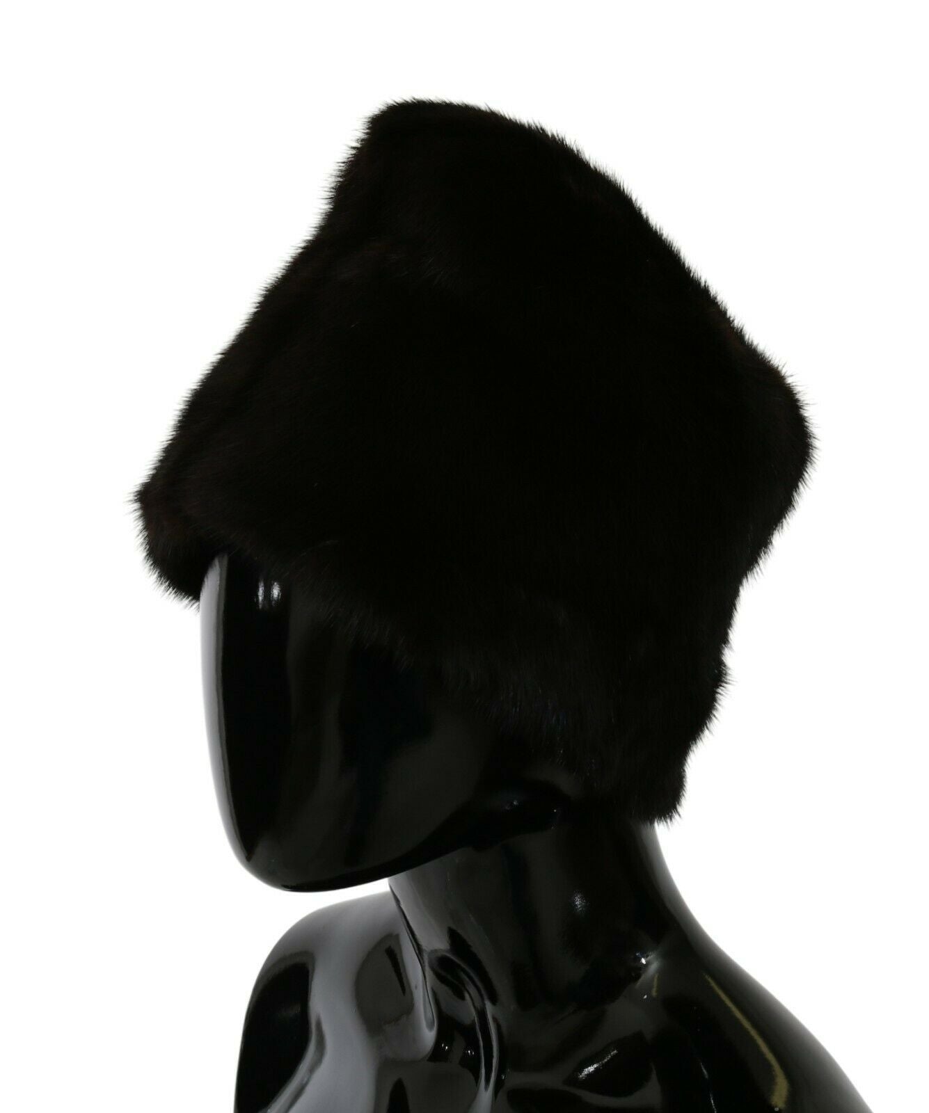 Dolce & Gabbana Elegant Black Silk Beanie - Chic Autumn/Winter Accessory - KALAJ