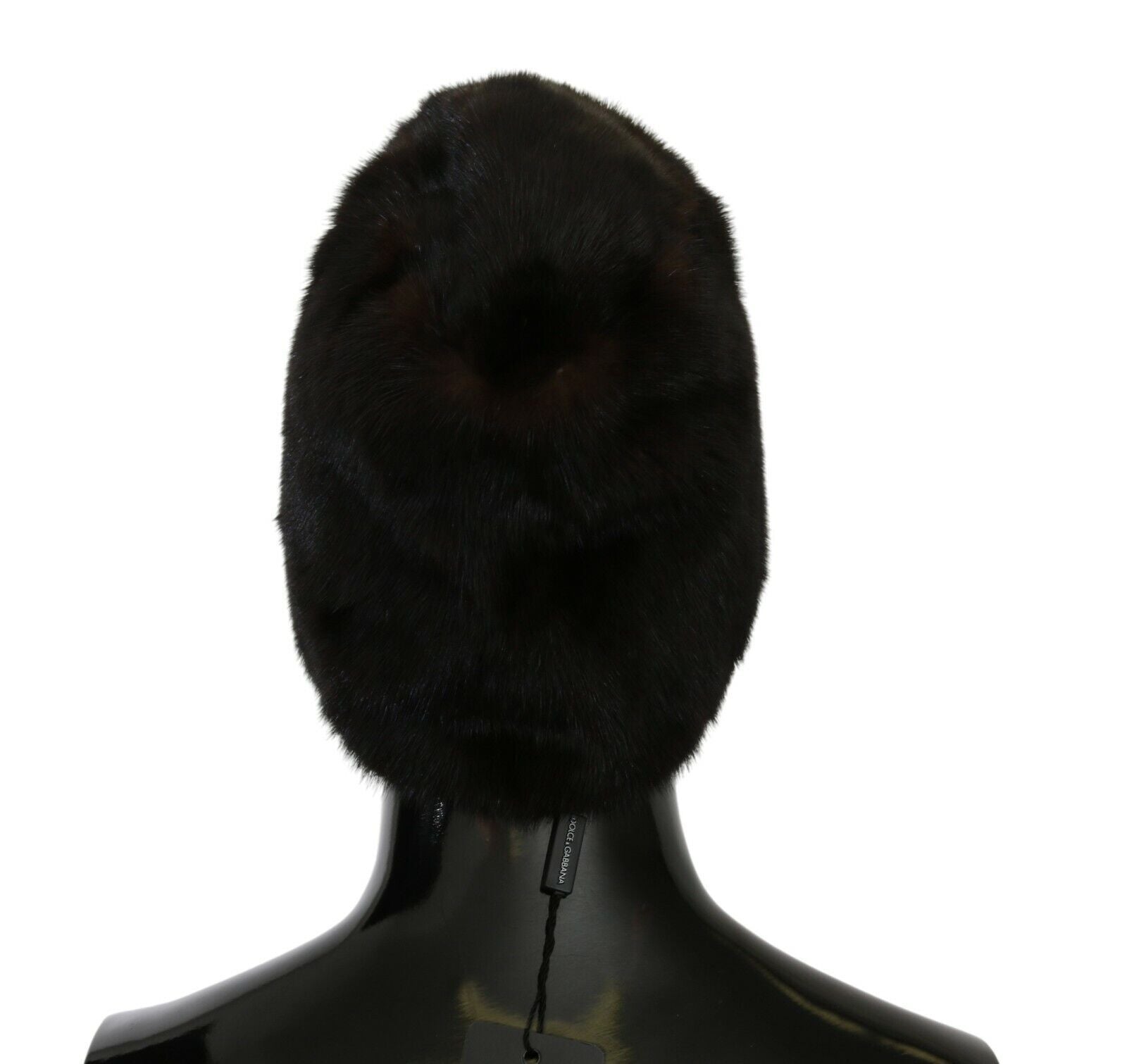 Dolce & Gabbana Elegant Black Silk Beanie - Chic Autumn/Winter Accessory - KALAJ