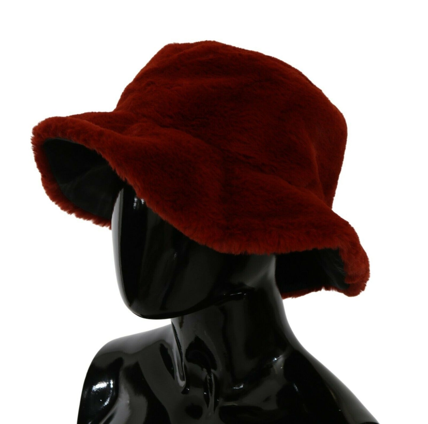 Dolce & Gabbana Elegant Red Bucket Cap with Logo Detailing - KALAJ