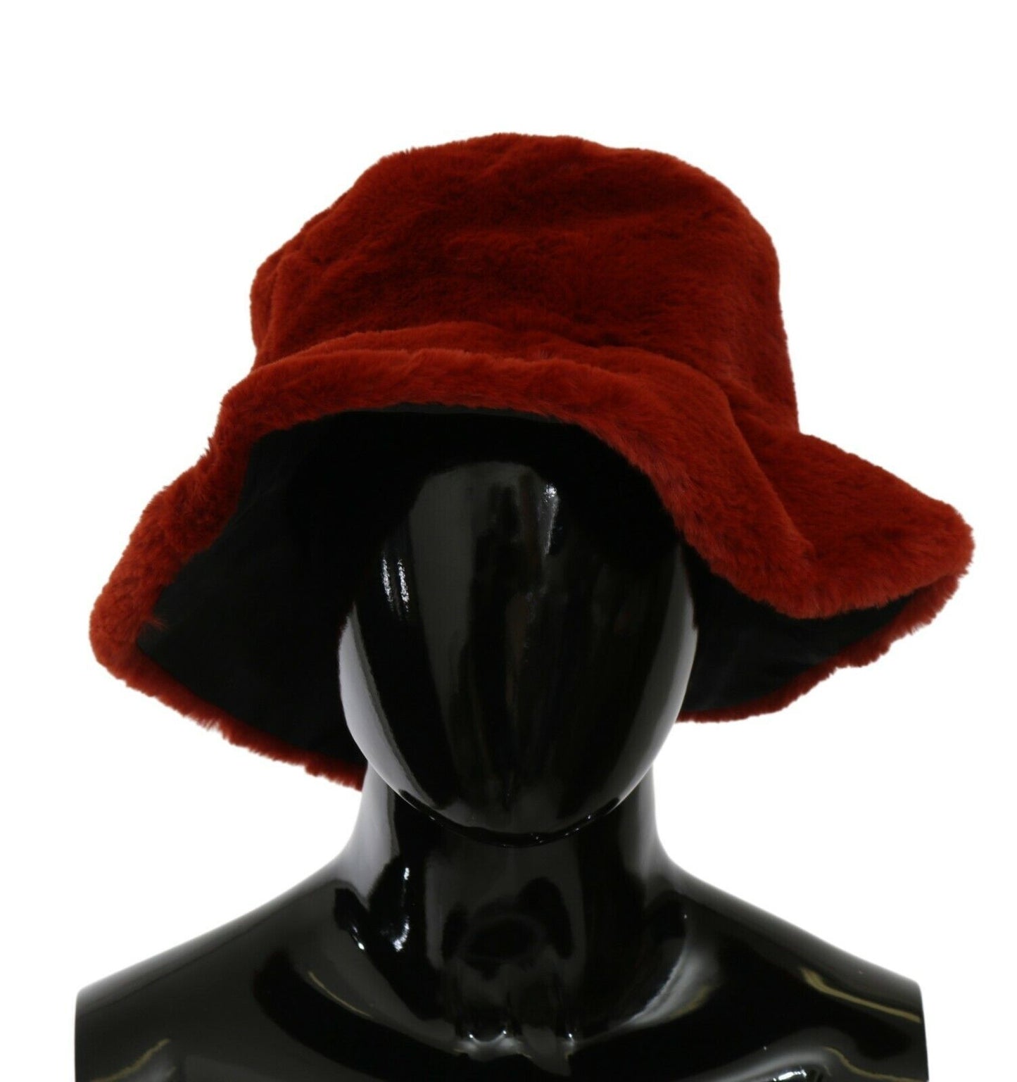 Dolce & Gabbana Elegant Red Bucket Cap with Logo Detailing - KALAJ