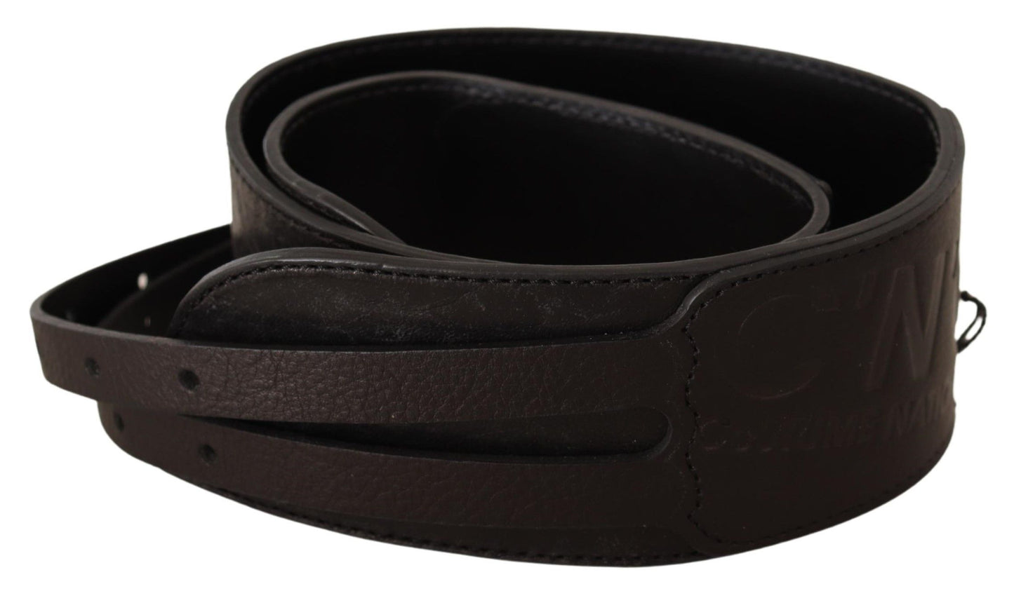 Costume National Elegant Double Buckle Leather Belt - KALAJ