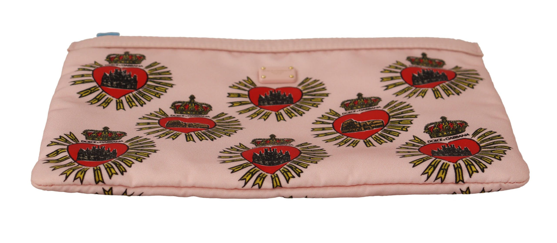 Dolce & Gabbana Elegant Pink Heart Clutch Wallet - KALAJ