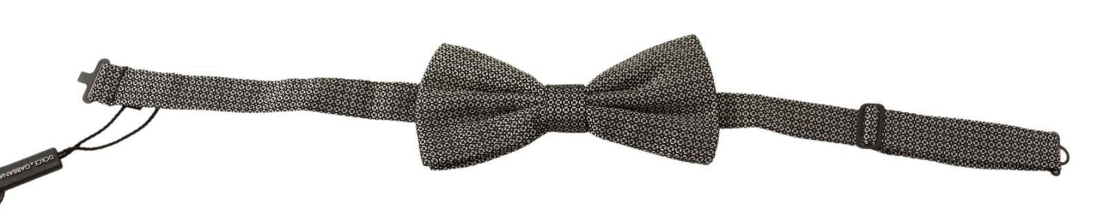 Dolce & Gabbana Elegant Multicolor Silk Bow Tie - KALAJ