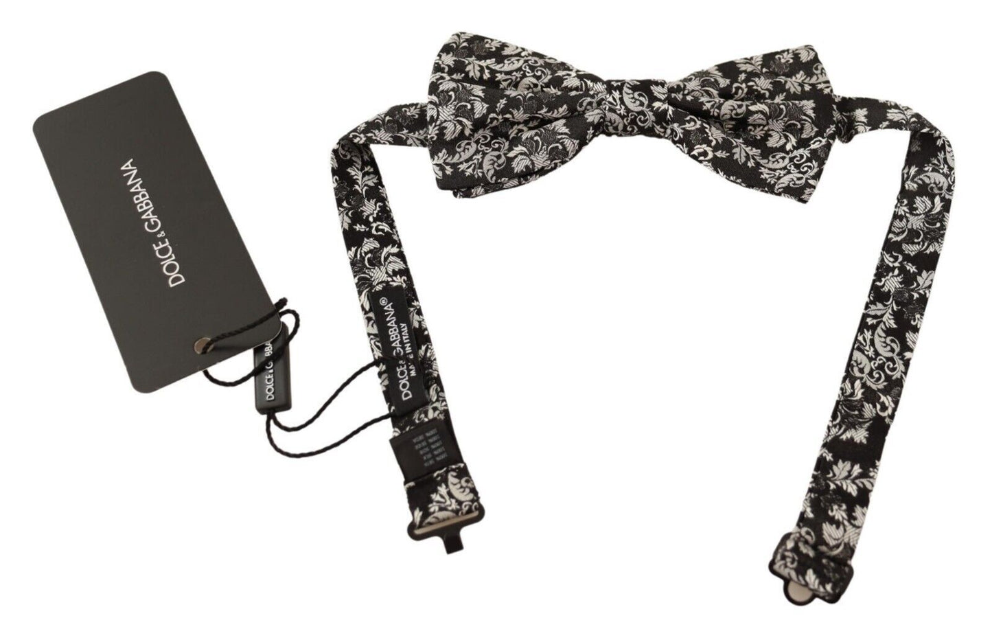 Dolce & Gabbana Floral Silk Bow Tie Luxe - KALAJ