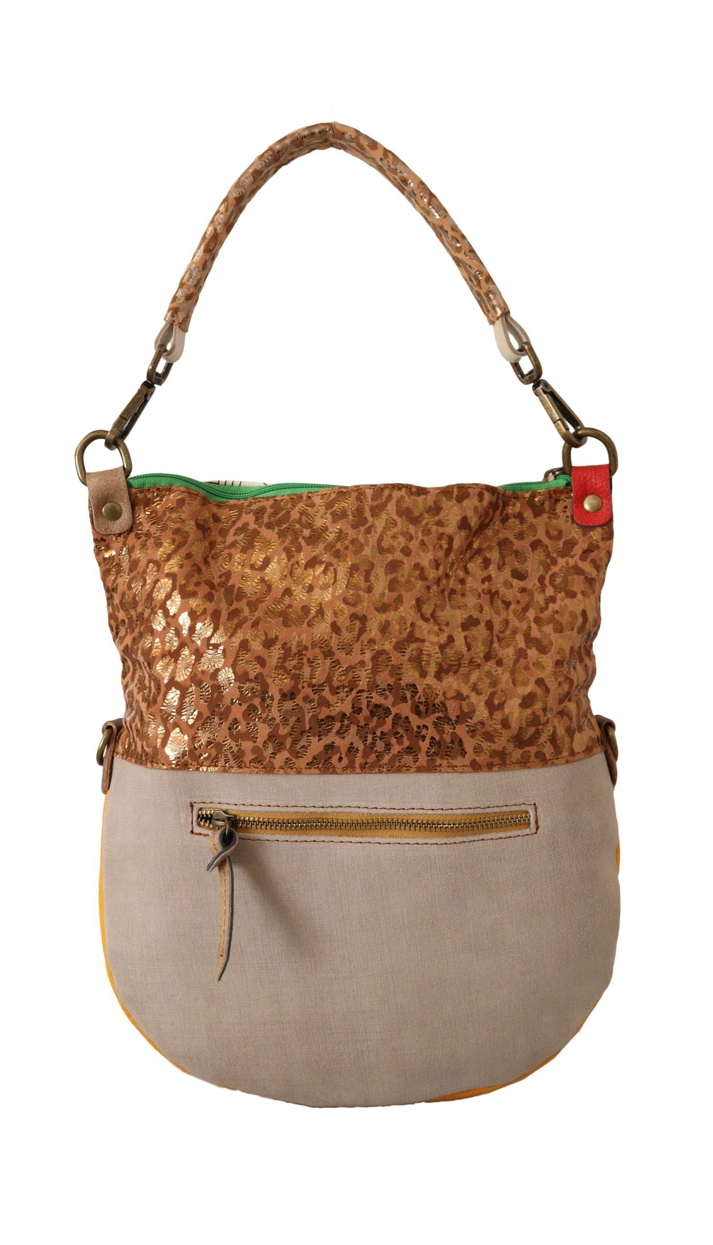 EBARRITO Chic Multicolor Leather Shoulder Bag - KALAJ