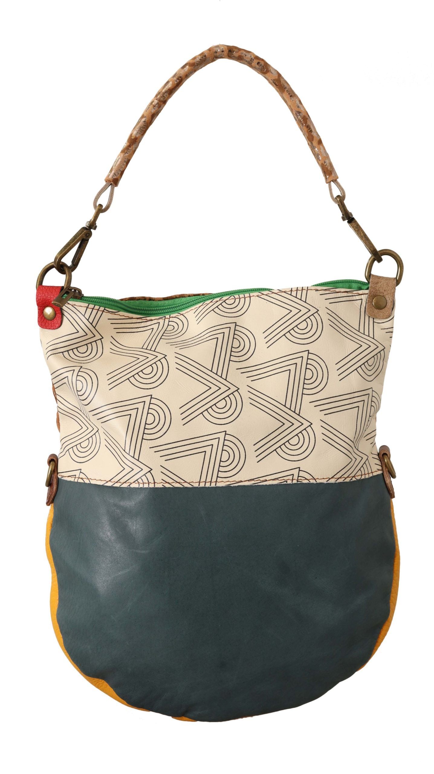 EBARRITO Chic Multicolor Leather Shoulder Bag - KALAJ