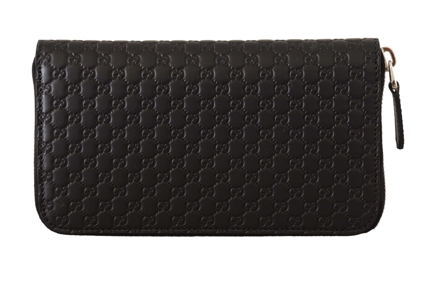 Gucci Elegant Black Leather Zip-Around Wallet - KALAJ