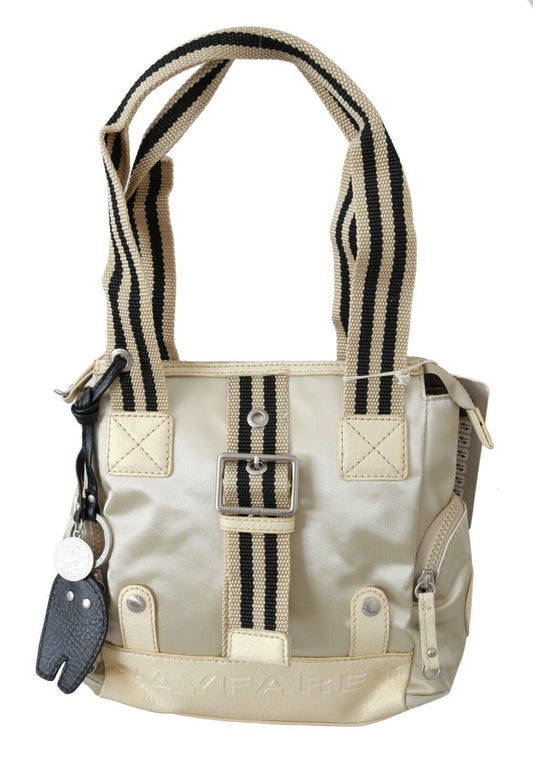 WAYFARER Chic Beige Fabric Handbag - KALAJ