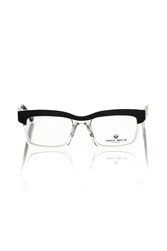 Frankie Morello Black Acetate Unisex Frame