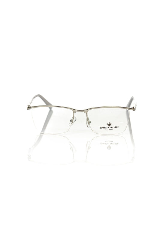 Frankie Morello Silver Metallic Unisex Frame