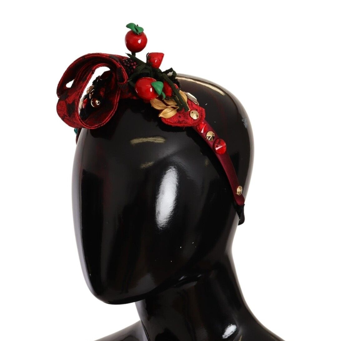 Dolce & Gabbana Exquisite Berry Crystal Embellished Diadem - KALAJ