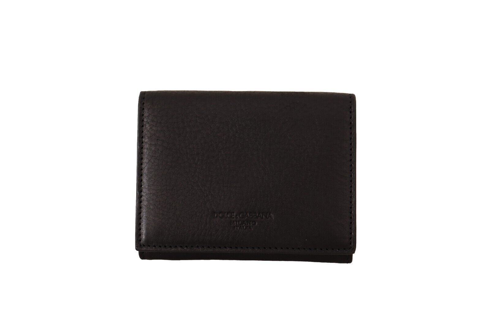 Dolce & Gabbana Elegant Black Leather Trifold Multi Kit - KALAJ