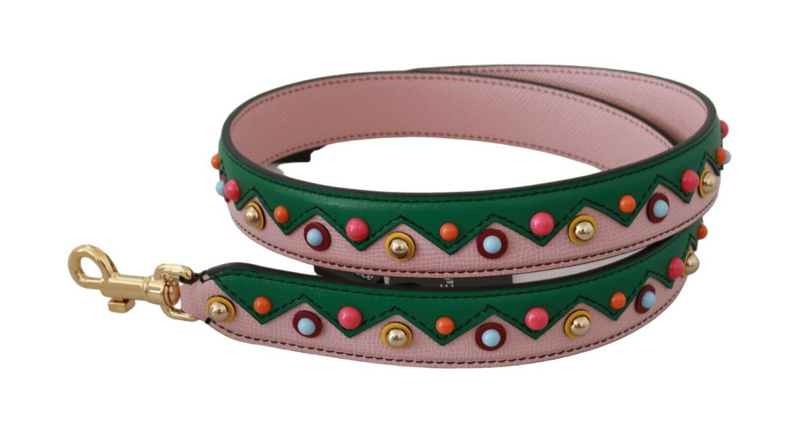 Dolce & Gabbana Elegant Multicolor Leather Shoulder Strap - KALAJ