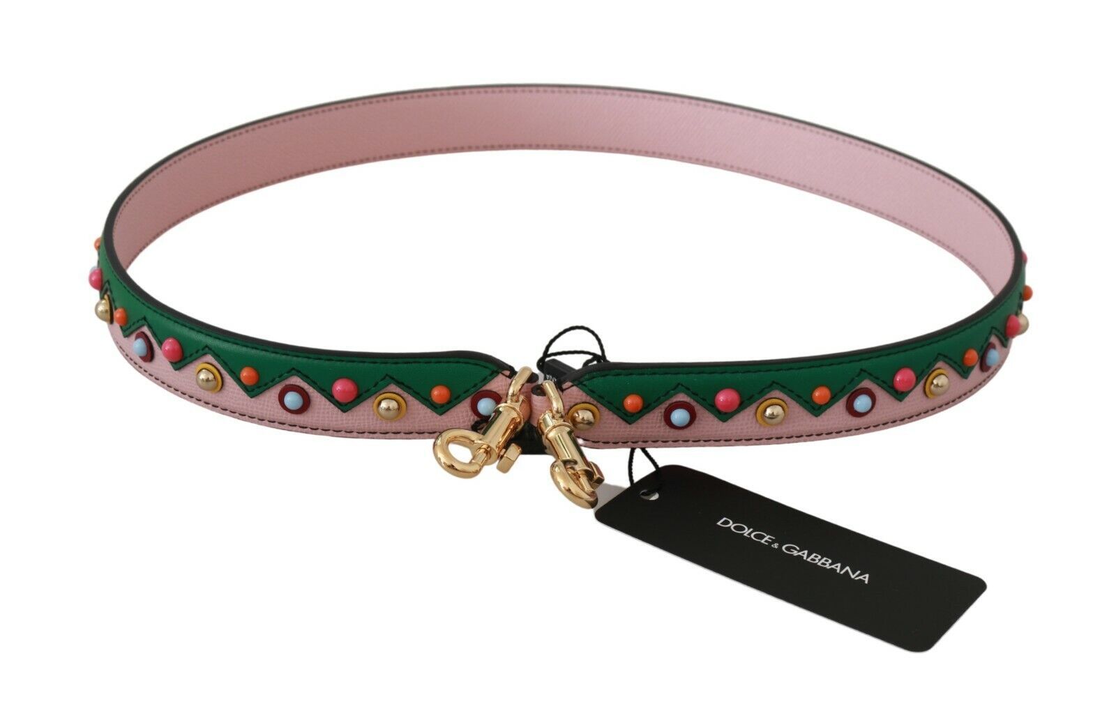 Dolce & Gabbana Elegant Multicolor Leather Shoulder Strap - KALAJ