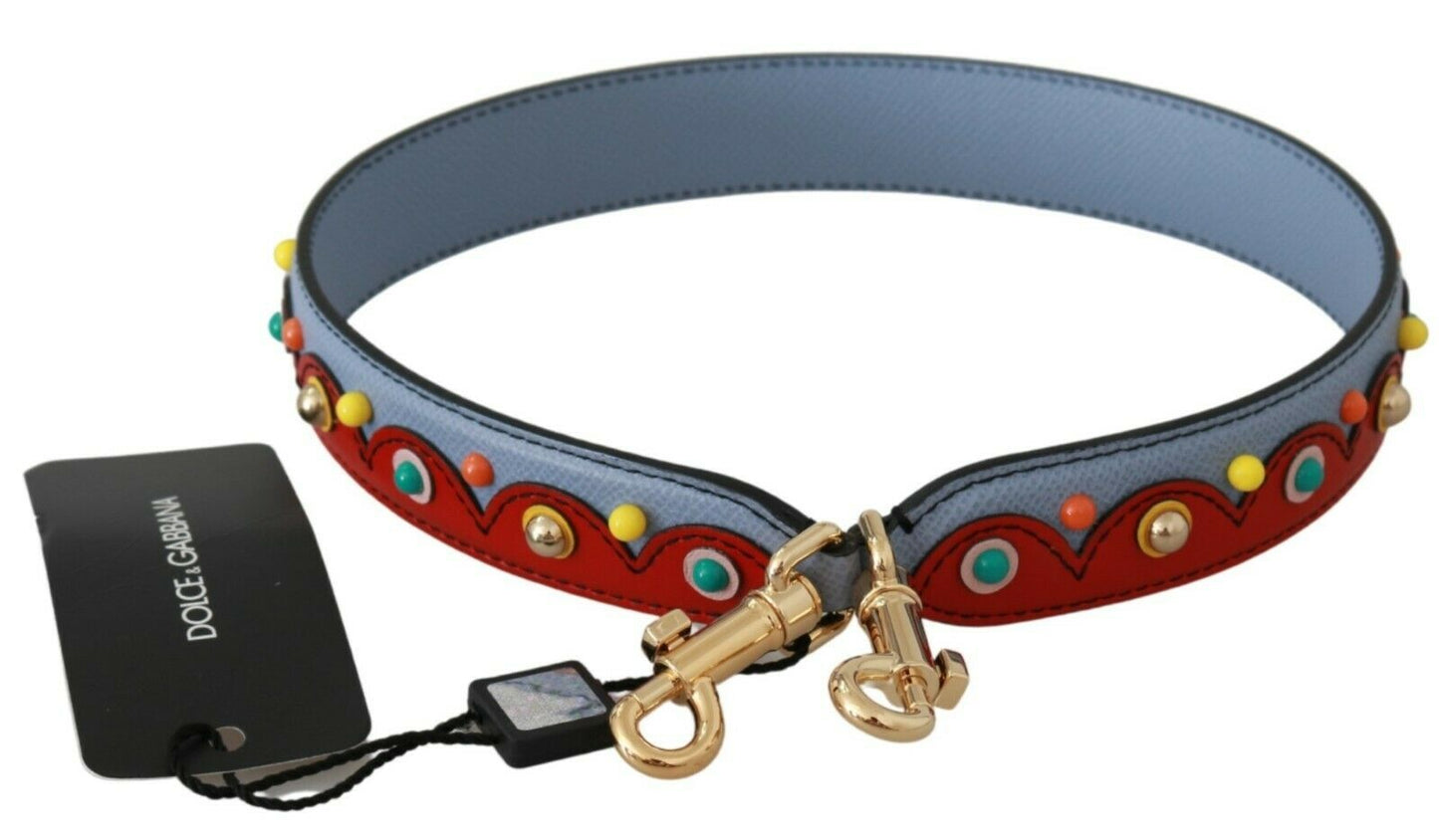 Dolce & Gabbana Elegant Multicolor Leather Shoulder Strap - KALAJ