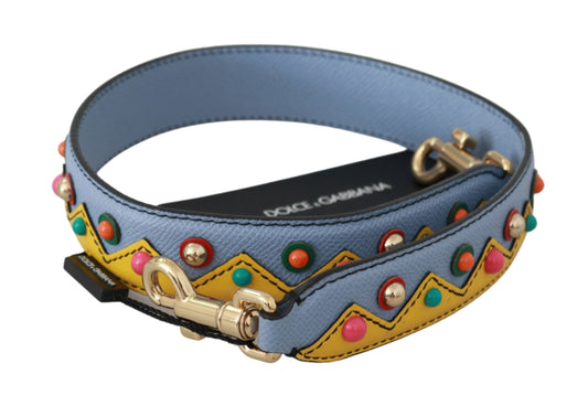 Dolce & Gabbana Multicolor Leather Shoulder Strap Accessory - KALAJ