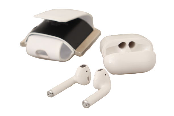 Dolce & Gabbana Chic Leather Airpods Case in Monochrome - KALAJ