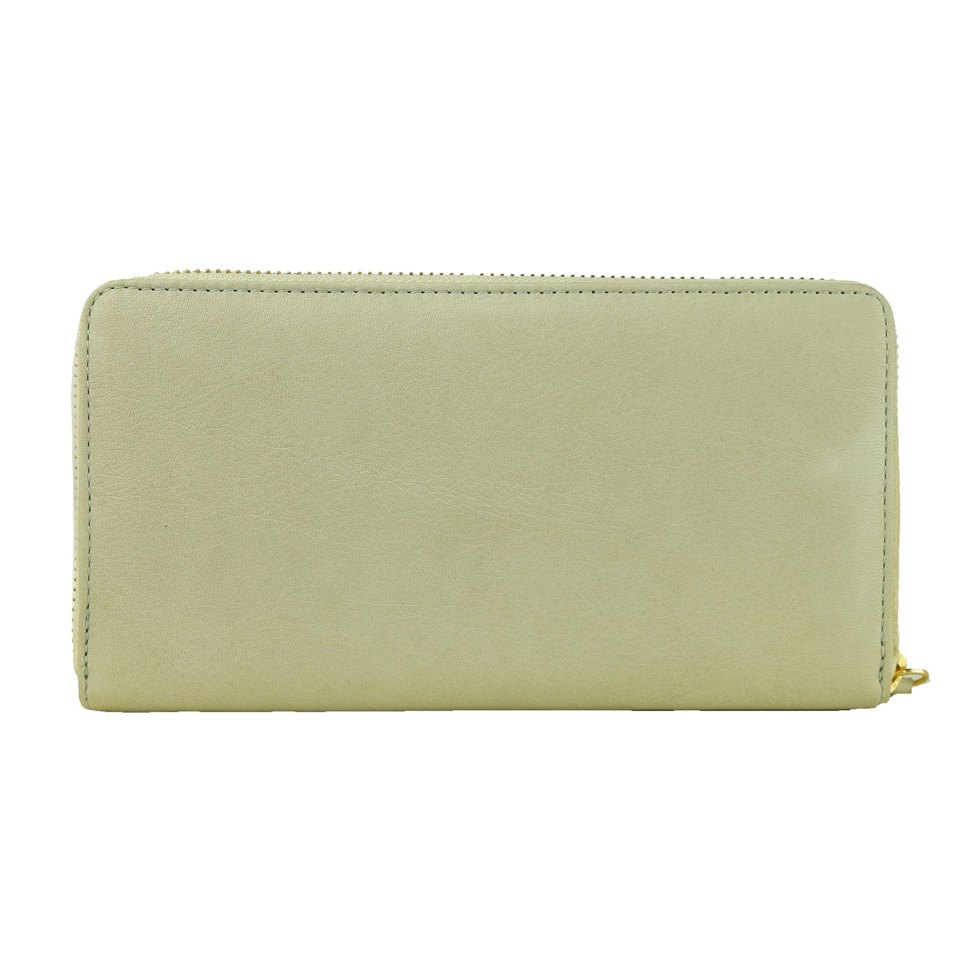 Cavalli Class Gray Calfskin Women Wallet - KALAJ