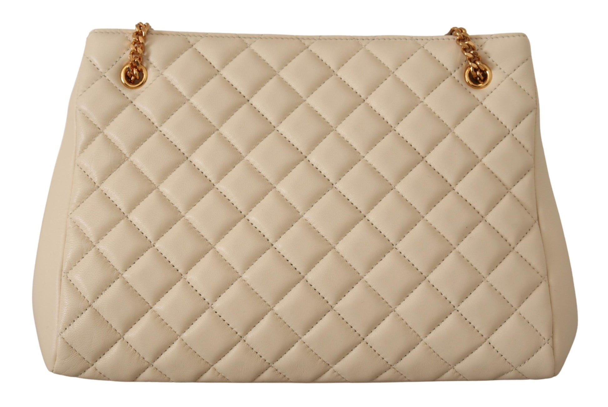 Versace Elegant Quilted Nappa Leather Tote - KALAJ