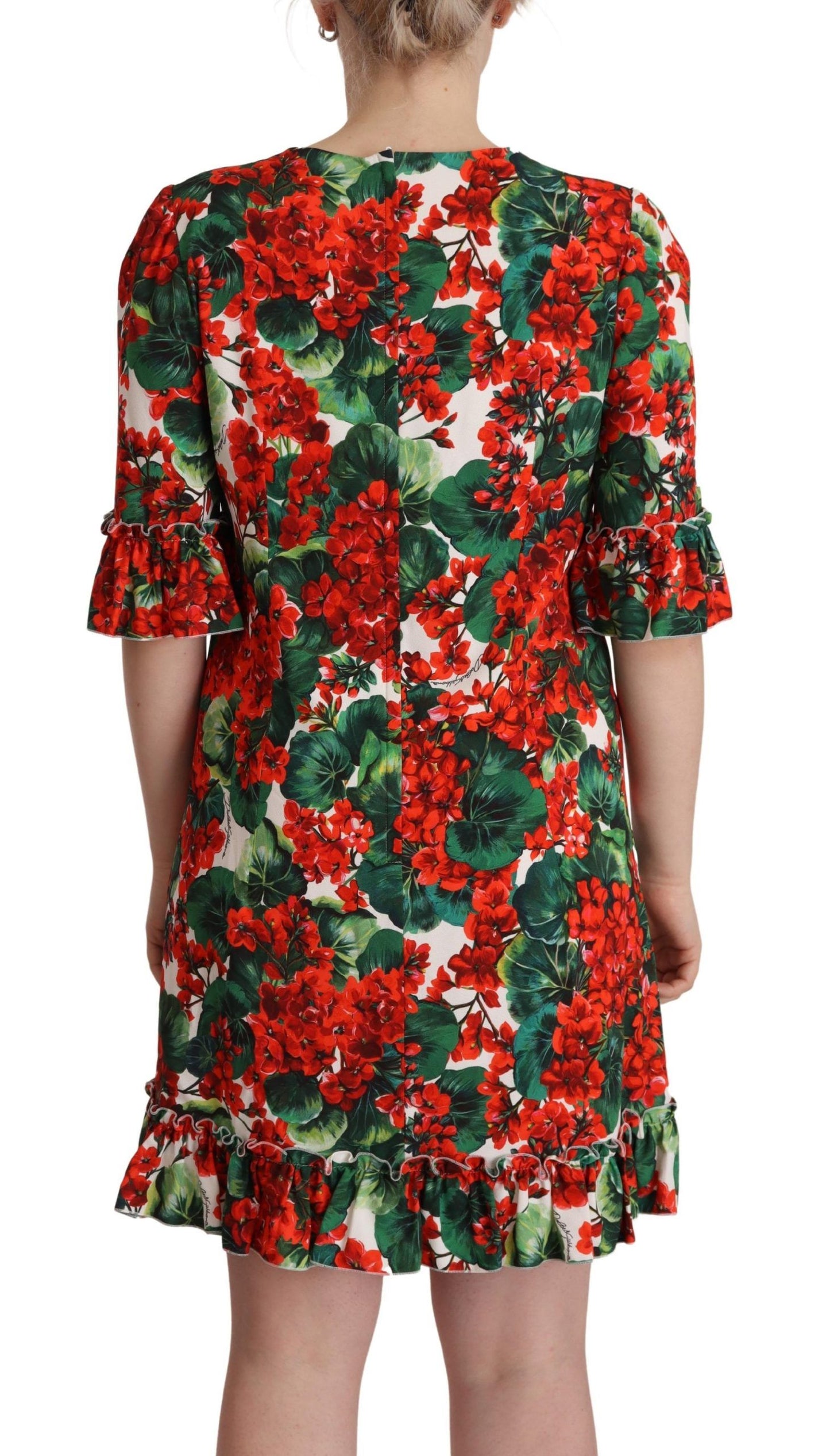 Dolce & Gabbana Floral Mini Enchantment Dress