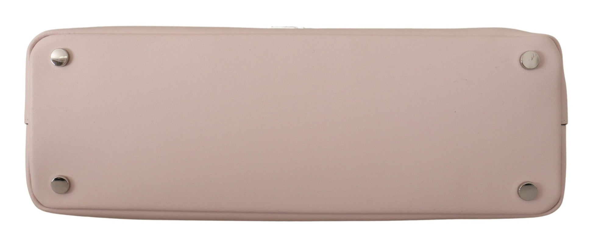 Karl Lagerfeld Elegant Mauve Chalk Leather Shoulder Bag - KALAJ