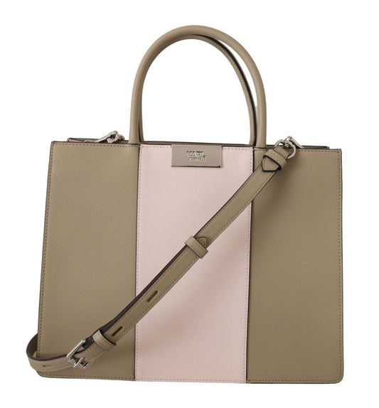 Karl Lagerfeld Elegant Sage Green Tote Shoulder Bag - KALAJ