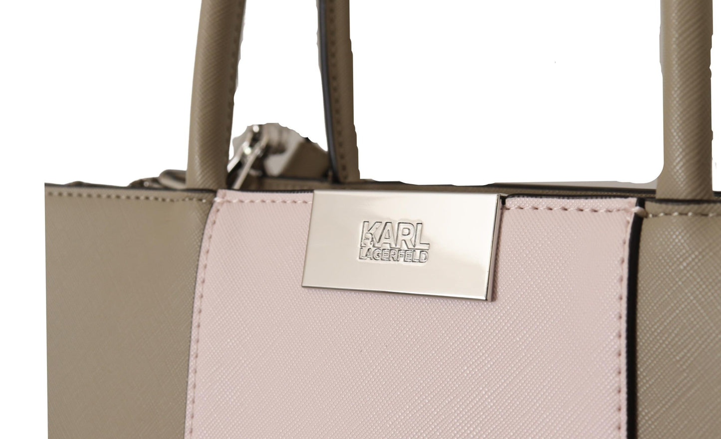 Karl Lagerfeld Elegant Sage Green Tote Shoulder Bag - KALAJ