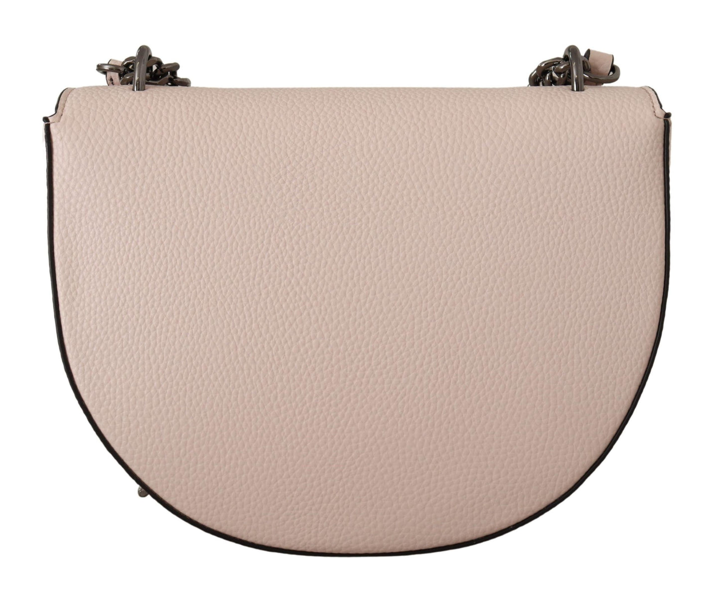 Karl Lagerfeld Elegant Mauve Light Pink Leather Shoulder Bag - KALAJ