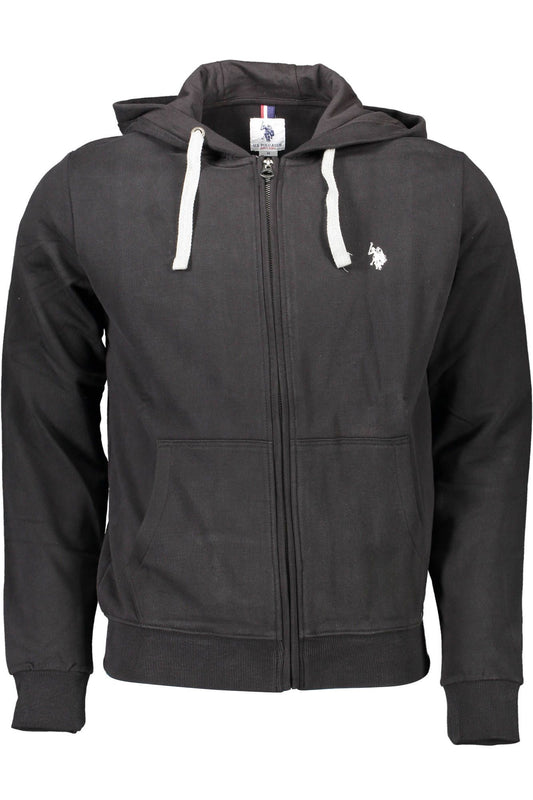 U.S. POLO ASSN. Black Cotton Sweatshirt