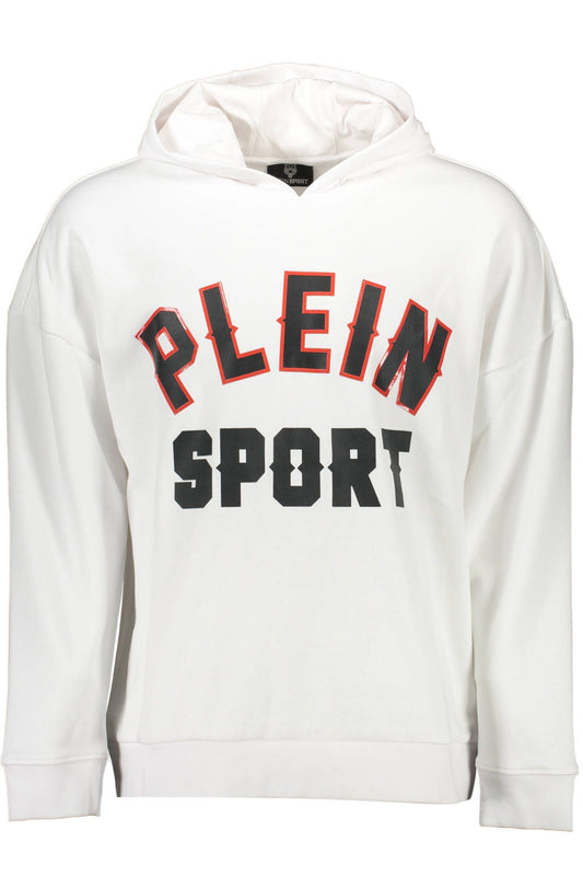 Plein Sport White Cotton Sweatshirt