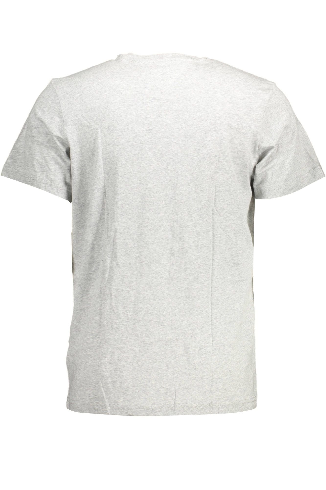 Tommy Hilfiger Gray Cotton Men T-Shirt