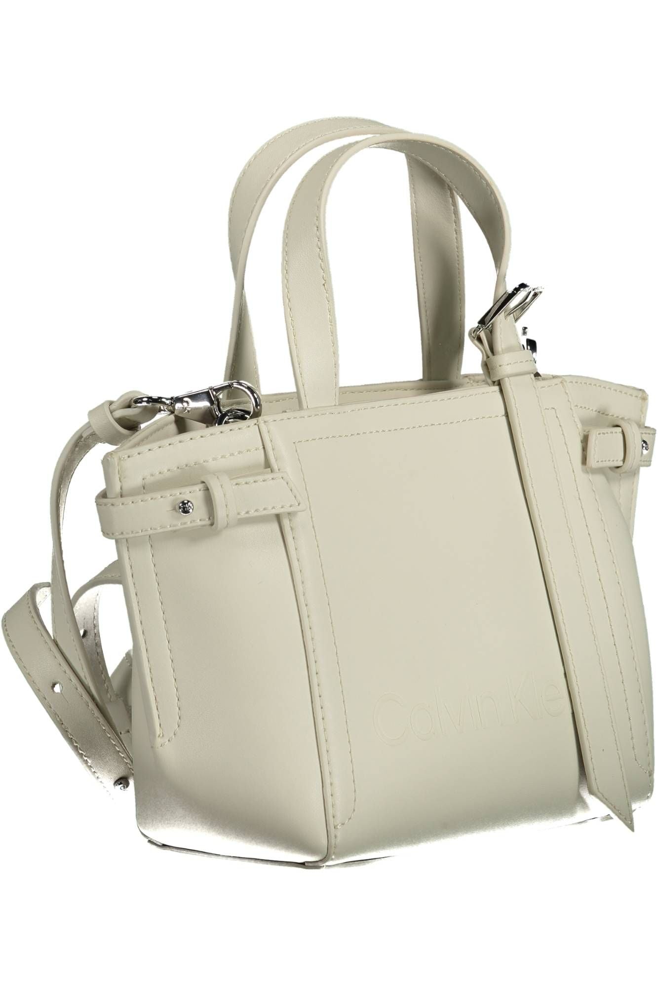 Calvin Klein White Polyester Women Handbag - KALAJ