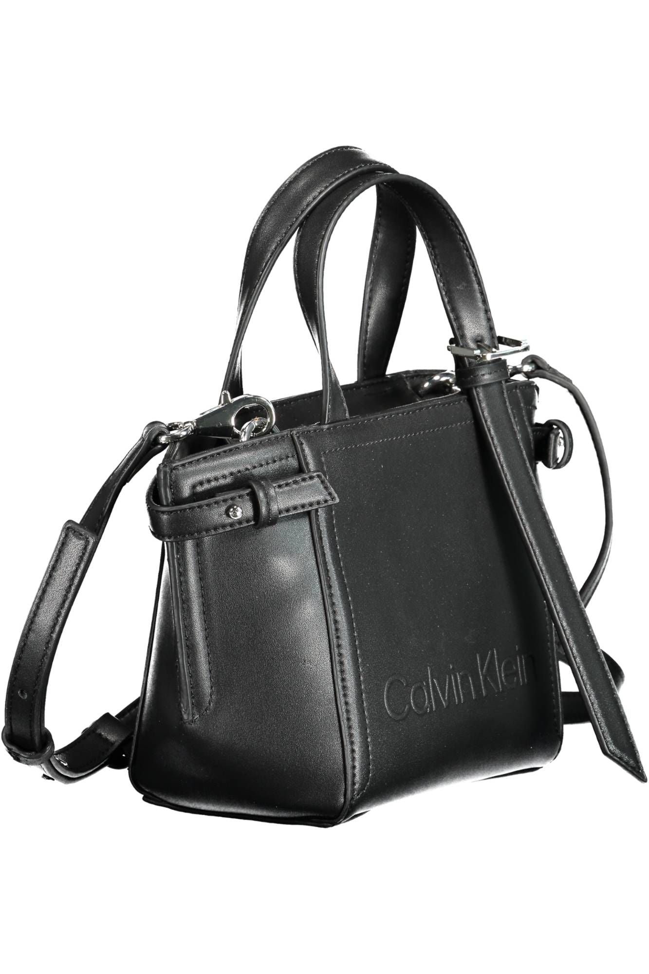 Calvin Klein Black Polyester Women Handbag - KALAJ