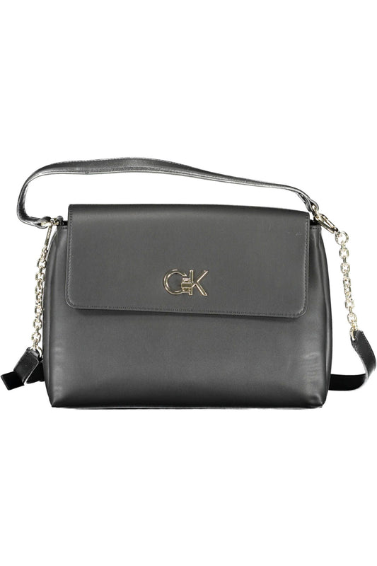 Calvin Klein Black Polyester Women Handbag - KALAJ