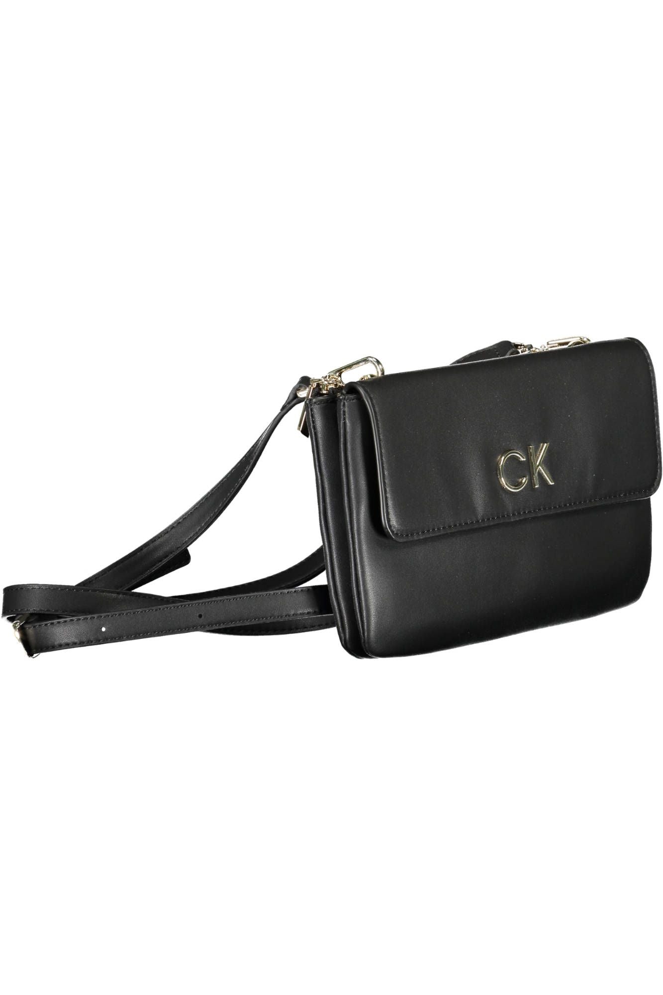 Calvin Klein Black Polyester Women Handbag - KALAJ