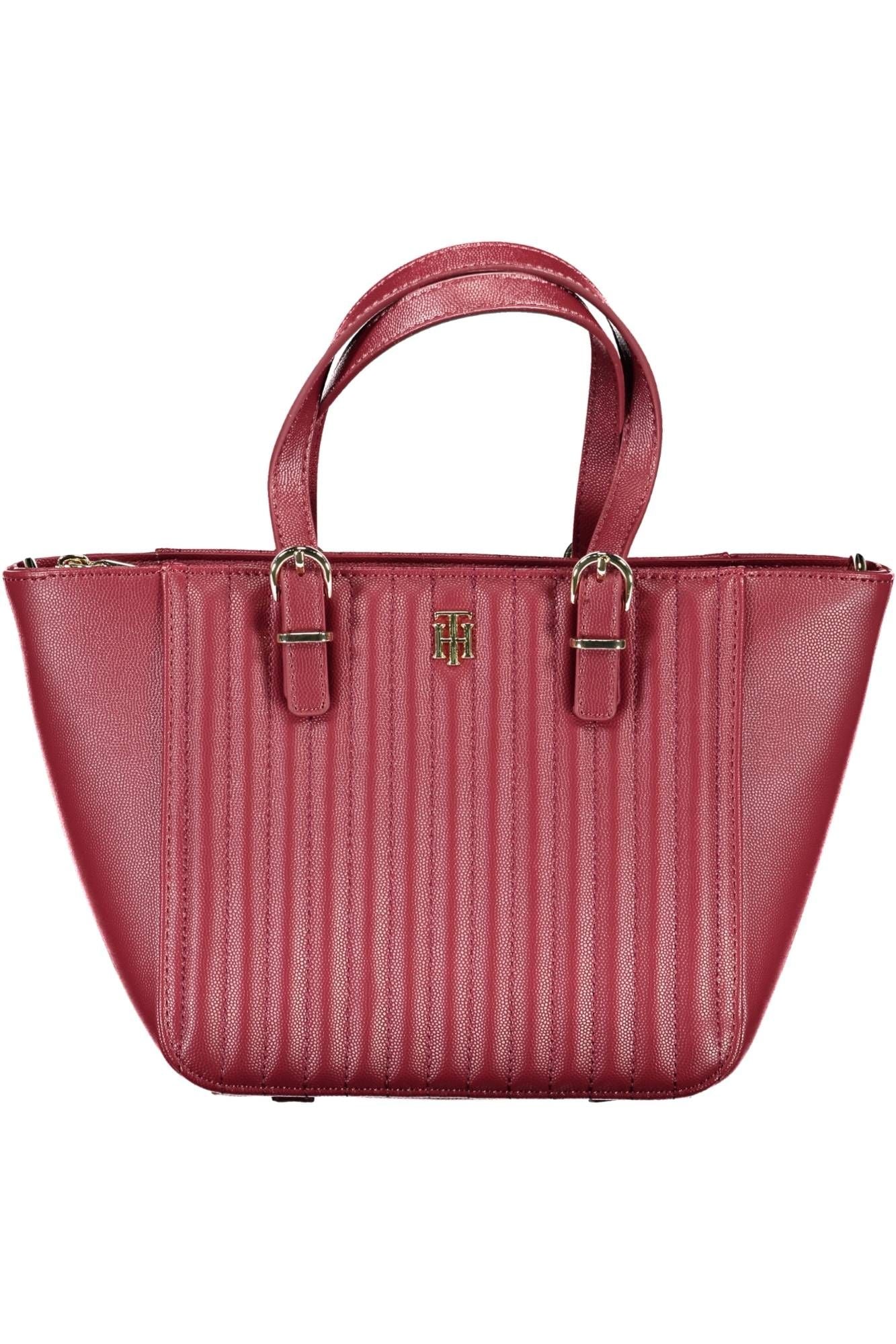 Tommy Hilfiger Red Polyethylene Women Handbag - KALAJ