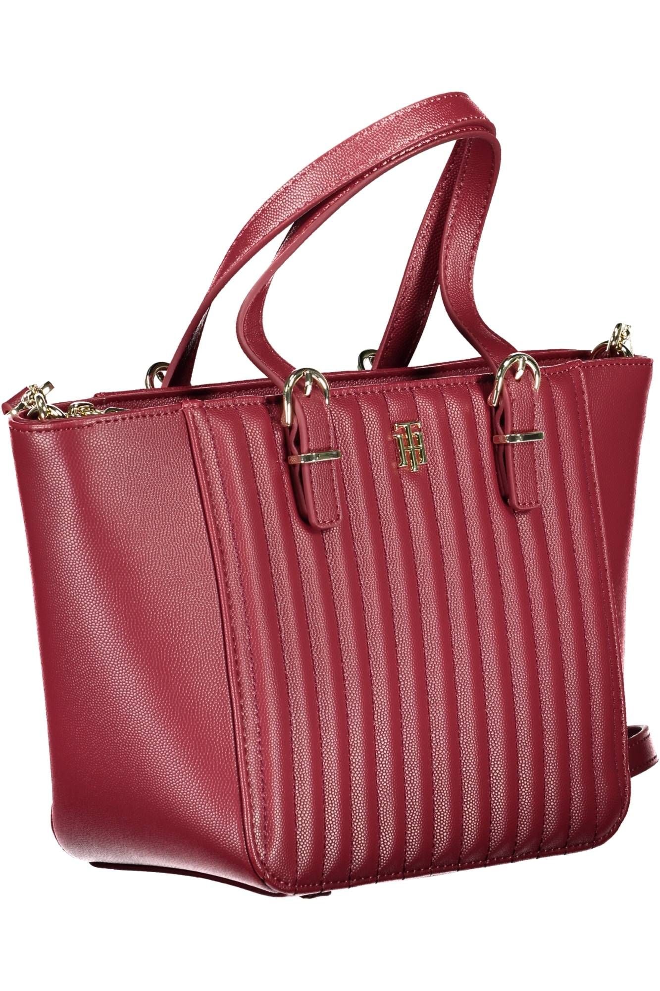 Tommy Hilfiger Red Polyethylene Women Handbag - KALAJ